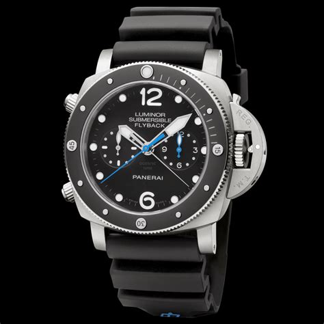 panerai luminor submersible 1950 3 days chrono flyback automatic titanio|panerai luminor 1950 submersible.